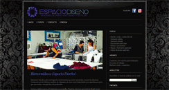 Desktop Screenshot of espaciodisenochile.cl