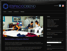 Tablet Screenshot of espaciodisenochile.cl